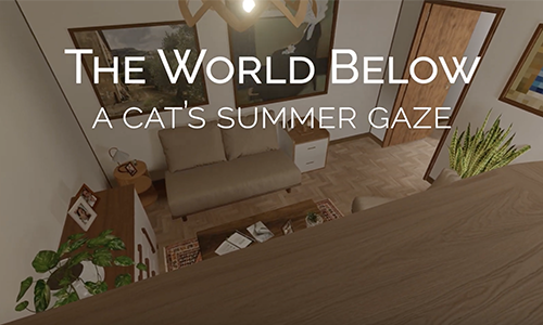 The World Below: a cat's summer glaze image